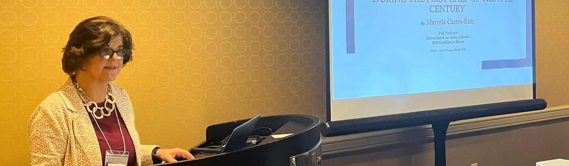 Destacada ponencia de la profesora Marcela Castro sobre las “finanzas espirituales” y la secularización del crédito en Colombia, siglo XIX