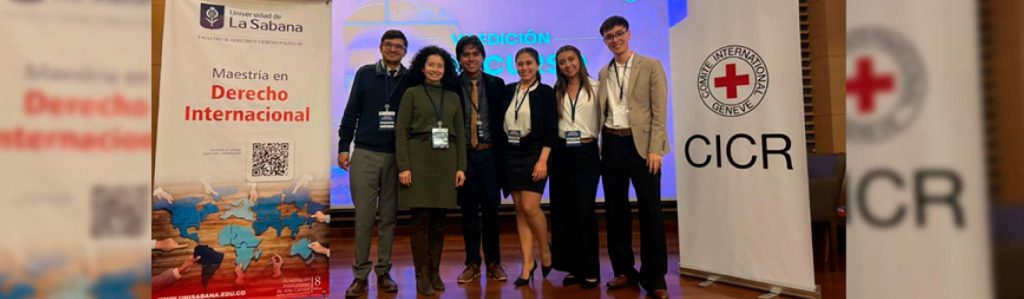 El equipo de la Universidad de los Andes participó por primera vez en el Concurso Iberoamericano de Derecho Internacional Humanitario