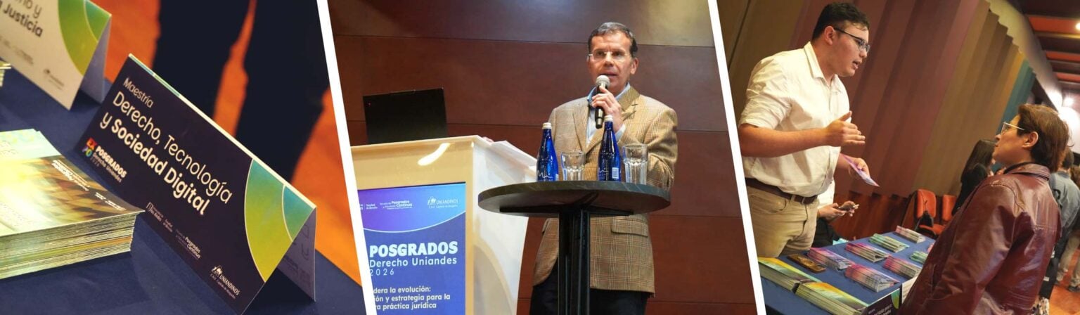 Admisiones abiertas: así fue Expo Posgrados Derecho Uniandes 2026